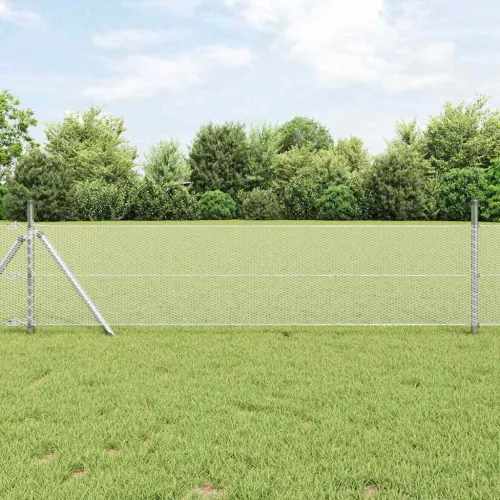 Heksagonalna ograda 0,4 x 10 m Pocinčani čelik Srebrna - 10 x 0,4 m 25 mm Pocinčani čelik Cijena