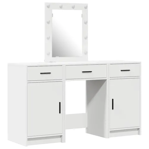 Toaletni stol Bijelo 50 x 41 x 135 cm Konstruirano drvo - Bijelo Cijena