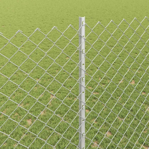 Ograda od lančanih veza s postovima 10 x 1,6 m Pocinčani čelik - Pocinčani čelik Odgrađivanje 10 x 1,6 m (mreža 4 x 4 cm) Cijena