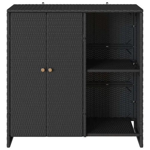 Ormarić za pohranu s policom Crna 100 x 36 x 102 cm Ratan - Crna Cijena