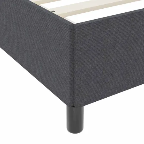 Box spring krevet Tamno siva 80 x 200 cm Kordura tekstil - Tamno siva 80 x 200 cm Cijena