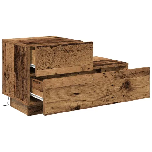 Noćni ormar Staro drvo 70 x 36 x 40,5 cm Konstruirano drvo - Staro drvo Cijena