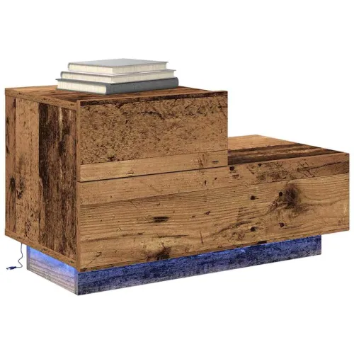 Noćni ormar Staro drvo 70 x 36 x 40,5 cm Konstruirano drvo - Staro drvo Cijena