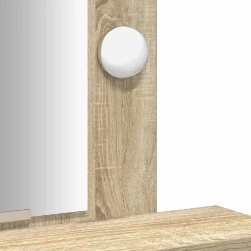 Toaletni stol Smeđa 50 x 41 x 140 cm Konstruirano drvo - 50 x 41 x 140 cm sonoma hrast Cijena