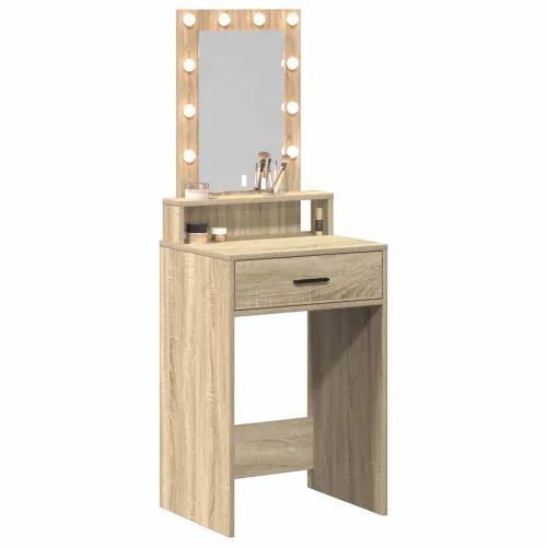 Toaletni stol Smeđa 50 x 41 x 140 cm Konstruirano drvo - 50 x 41 x 140 cm sonoma hrast Cijena