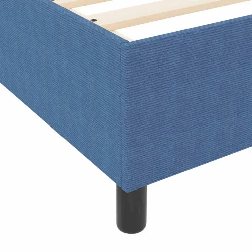 Box spring krevet Plava i bijela 90 x 200 cm - Plava 90 x 200 cm Cijena