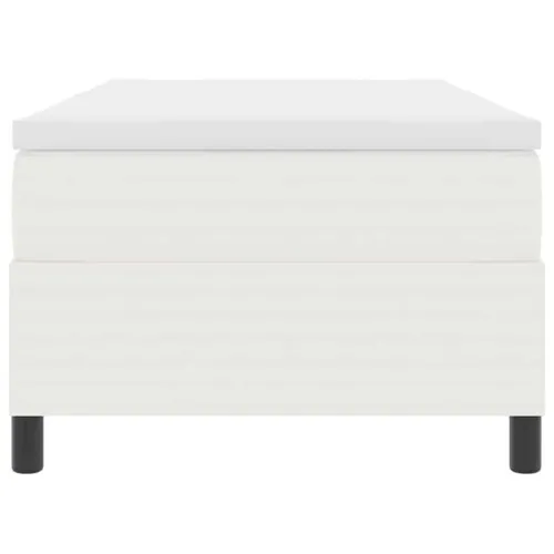 Box spring krevet Krema i bijela 100 x 200 cm - Krema 100 x 200 cm Cijena