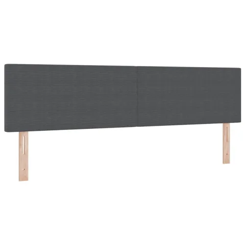 Box spring krevet Tamno siva i bijela 180 x 200 cm - Tamno siva 180 x 200 cm Nizak uzglavlju Cijena