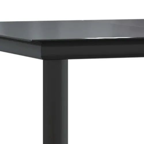 Vrtna garnitura - 7-dijelni vrtni blagovaonski set s jastucima, crno - Crna 200 x 100 x 74 cm 6 Cijena