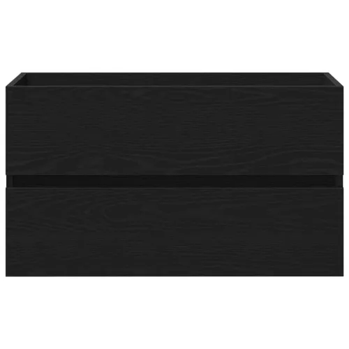 Kupaonski ormarić za sudoper Crni hrast 80 x 39 x 62 cm - Crni hrast 80 x 38,5 x 45 cm s slavinom i odvodom Cijena