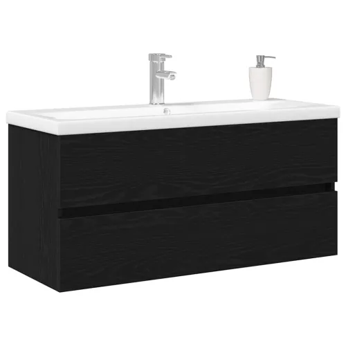 Kupaonski ormarić za sudoper Crni hrast 100 x 39 x 62 cm - Crni hrast 100 x 38,5 x 45 cm bez slavine i odvoda Cijena