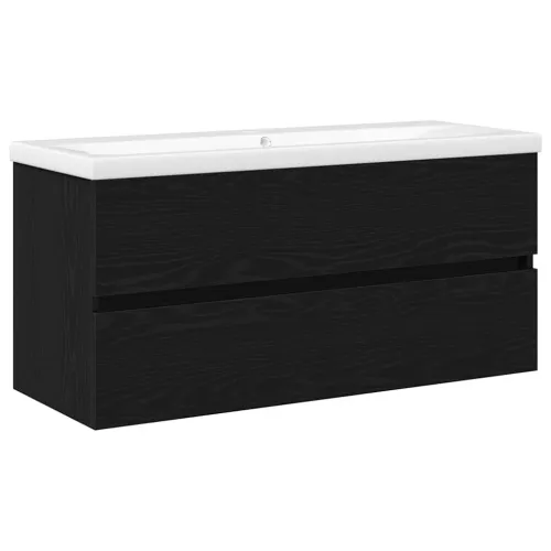 Kupaonski ormarić za sudoper Crni hrast 100 x 39 x 62 cm - Crni hrast 100 x 38,5 x 45 cm bez slavine i odvoda Cijena