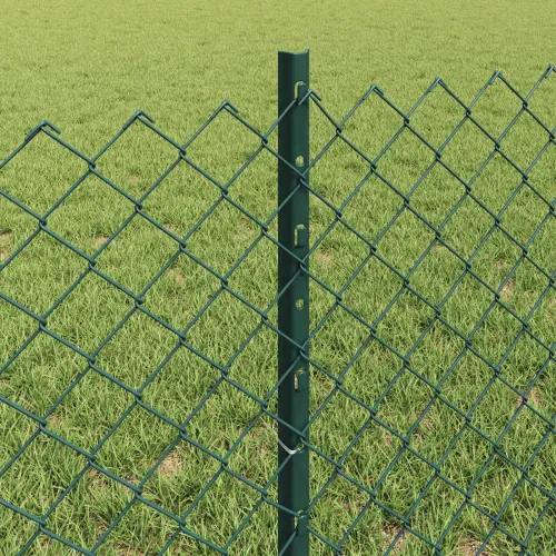 Ograda od pletene žice sa stupovima 10 x 0,6 m - Zelena 10 x 0,6 m ograda (mreža 4 x 4 cm) Cijena