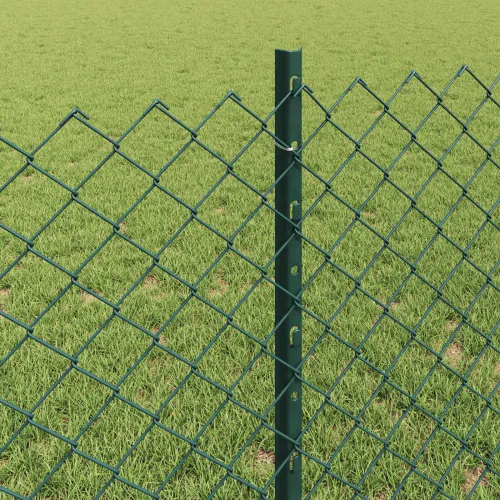 Ograda od pletene žice sa stupovima 10 x 0,8 m - Zelena Ograda 10 x 0,8 m (mreža 4 x 4 cm) Cijena