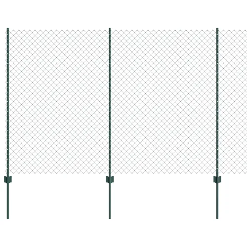 Ograda od lančanih veza s postovima 10 x 1,6 m Zelena Mreža - Zelena Odgrađivanje 10 x 1,6 m (mreža 4 x 4 cm) Cijena