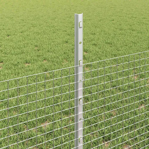 Zatvorena žičana ograda s postovima 25 x 0,5 m Pocinčani čelik - Pocinčani čelik 25 x 0,5 m ograda (mreža 1,9 x 1,9 cm) Cijena