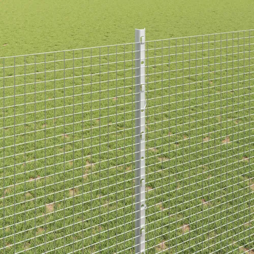 Zatvorena žičana ograda s postovima 25 x 1,6 m Pocinčani čelik - Pocinčani čelik Ograda 25 x 1,6 m (mreža 1,6 x 1,6 cm) Cijena
