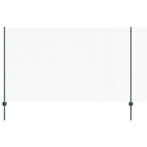 Zatvorena žičana ograda s postovima 10 x 1,4 m Zelena Mreža - Zelena Ograda 10 x 1,4 m (mreža 2,5 x 2,5 cm) Cijena