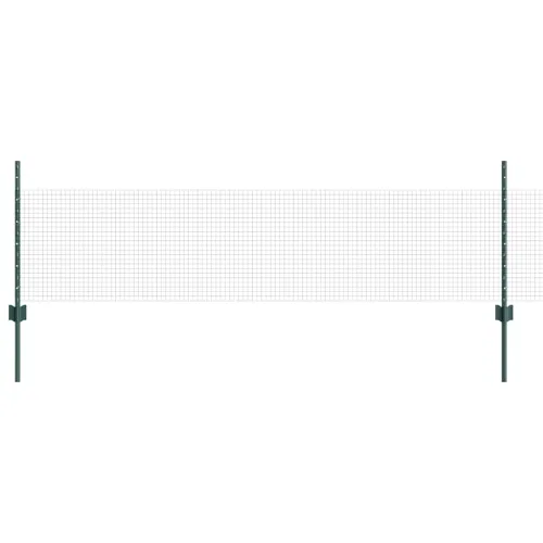 Zatvorena žičana ograda s postovima 50 x 0,5 m Zelena Mreža - Zelena Ograda 50 x 0,5 m (mreža 1,9 x 1,9 cm) Cijena