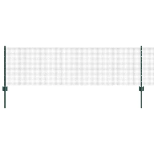 Zatvorena žičana ograda s postovima 50 x 0,6 m Zelena Mreža - Zelena Ograda 50 x 0,6 m (mreža 1,2 x 1,2 cm) Cijena