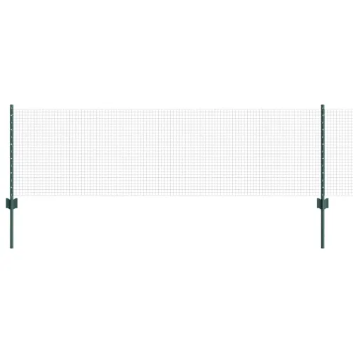 Zatvorena žičana ograda s postovima 50 x 0,6 m Zelena Mreža - Zelena Ograda 50 x 0,6 m (mreža 1,9 x 1,9 cm) Cijena