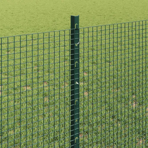 Zatvorena žičana ograda s postovima 50 x 0,8 m Zelena Mreža - Zelena 50 x 0,8 m ograda (mreža 1,2 x 1,2 cm) Cijena
