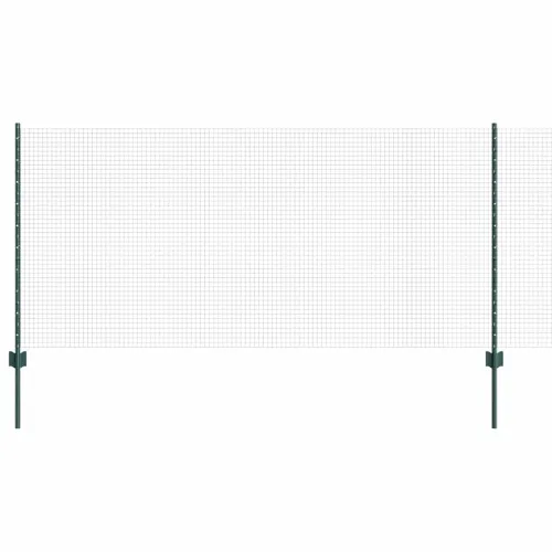 Zatvorena žičana ograda s postovima 50 x 1 m Zelena Mreža - Zelena 50 x 1 m ograda (mreža 1,9 x 1,9 cm) Cijena