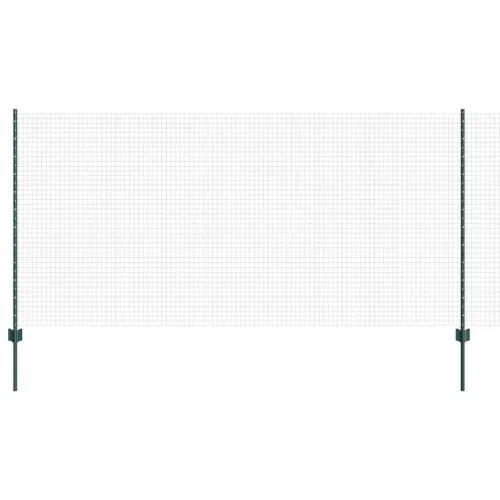 Zatvorena žičana ograda s postovima 50 x 1,2 m Zelena Mreža - Zelena 50 x 1,2 m ograda (mreža 2,5 x 2,5 cm) Cijena
