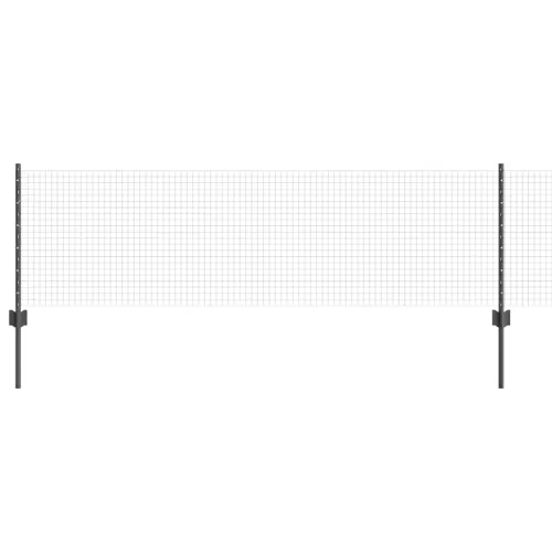 Zatvorena žičana ograda s postovima 100 x 0,6 m Siva Mreža - Siva Ograda 100 x 0,6 m (mreza 2,5 x 2,5 cm) Cijena