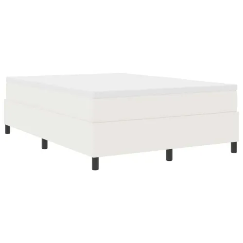Box spring krevet Krema i bijela 140 x 190 cm - Krema 140 x 190 cm Cijena