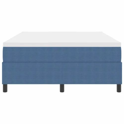 Box spring krevet Plava i bijela 140 x 200 cm - Plava 140 x 200 cm Cijena