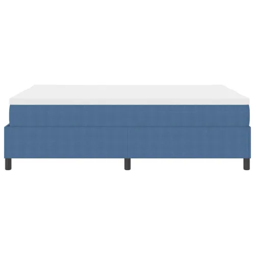 Box spring krevet Plava i bijela 140 x 200 cm - Plava 140 x 200 cm Cijena