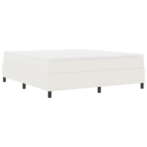 Box spring krevet Krema i bijela 180 x 200 cm - Krema 180 x 200 cm Cijena