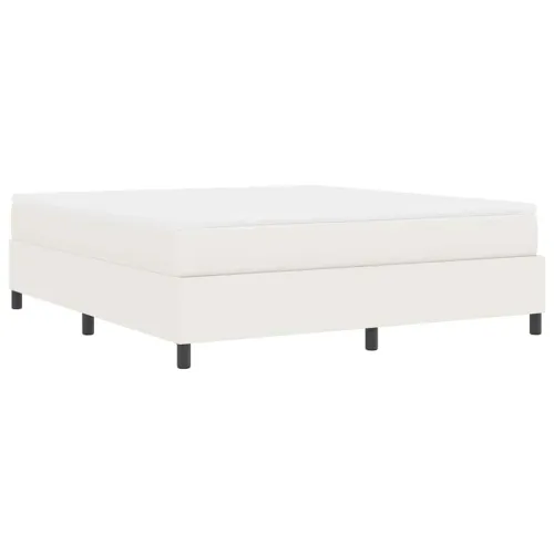 Box spring krevet Krema i bijela 180 x 200 cm - Krema 180 x 200 cm Cijena