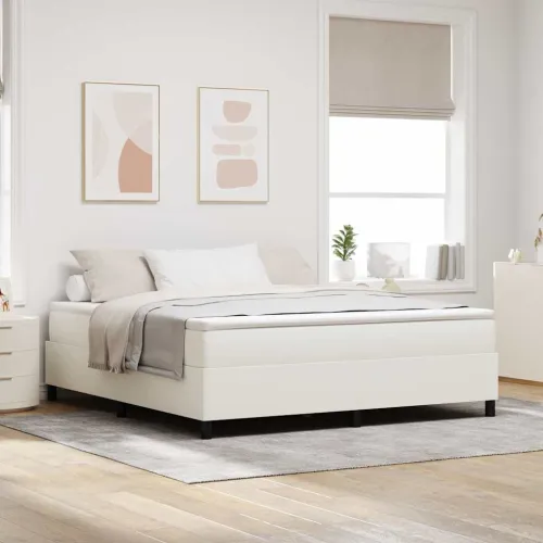 Box spring krevet Krema i bijela 180 x 200 cm - Krema 180 x 200 cm Cijena