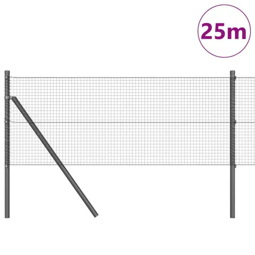 Zavarena žičana ograda za fiksaciju 25 x 0,6 m Siva Mreža - 25 x 0,6 m (mreža 1,9 x 1,9 cm) Siva Cijena