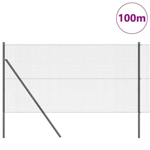 Zavarena žičana ograda za fiksaciju 100 x 1 m Siva Mreža - 100 x 1 m (mreža 1,2 x 1,2 cm) Siva Cijena