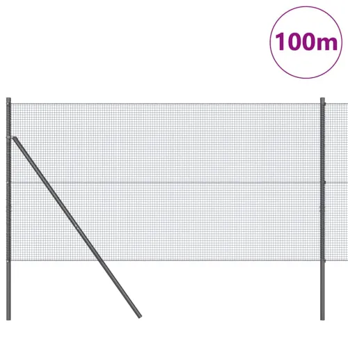 Zavarena žičana ograda za fiksaciju 100 x 1 m Siva Mreža - 100 x 1 m (mreža 1,6 x 1,6 cm) Siva Cijena