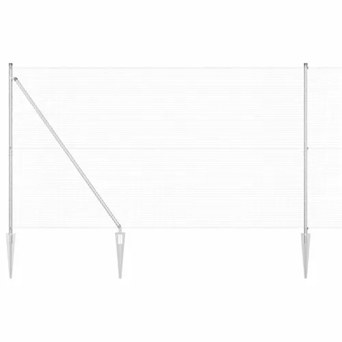 Zavareno žičano ograđivanje s bodljama 50 x 1,6 m Srebrna Mreža - 50 x 1,6 m (16 x 16 mm mreža) Pocinčani čelik Cijena