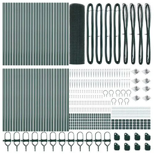 Zavareno žičano ograđivanje s bodljama 100 x 0,8 m Zelena Mreža - 100 x 0,8 m (16 x 16 mm mreža) Zelena Cijena