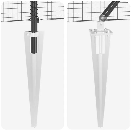 Zavareno žičano ograđivanje s bodljama 50 x 1 m Siva Mreža - 50 x 1 m (19 x 19 mm mreža) Siva Cijena