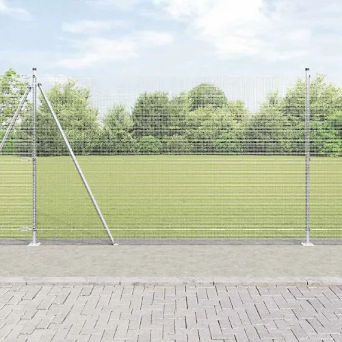 Zavareno žičano ogradno mreža s betonskom podlogom 10 x 1,6 m - 10 x 1,6 m (12 x 12 mm mreža) Pocinčani čelik Cijena
