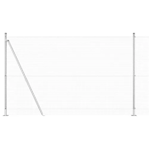 Zavareno žičano ogradno mreža s betonskom podlogom 10 x 1,6 m - 10 x 1,6 m (16 x 16 mm mreža) Pocinčani čelik Cijena