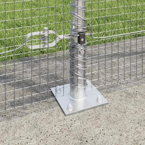 Zavareno žičano ogradno mreža s betonskom podlogom 10 x 1,6 m - 10 x 1,6 m (16 x 16 mm mreža) Pocinčani čelik Cijena