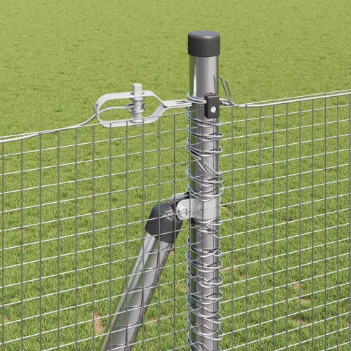 Zavareno žičano ogradno mreža s betonskom podlogom 10 x 1,6 m - 10 x 1,6 m (16 x 16 mm mreža) Pocinčani čelik Cijena