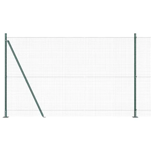 Zavareno žičano ogradno mreža s betonskom podlogom 10 x 1,5 m - 10 x 1,5 m (mreža 25 x 25 mm) Zelena Cijena