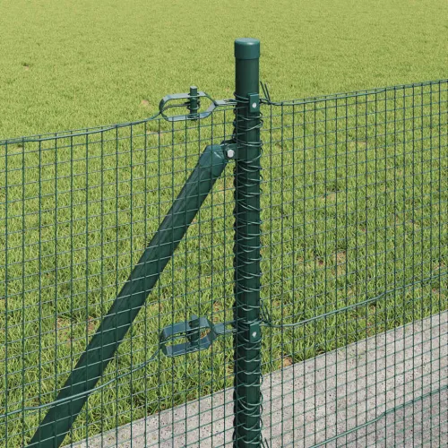 Zavareno žičano ogradno mreža s betonskom podlogom 100 x 0,4 m - 100 x 0,4 m (16 x 16 mm mreža) Zelena Cijena