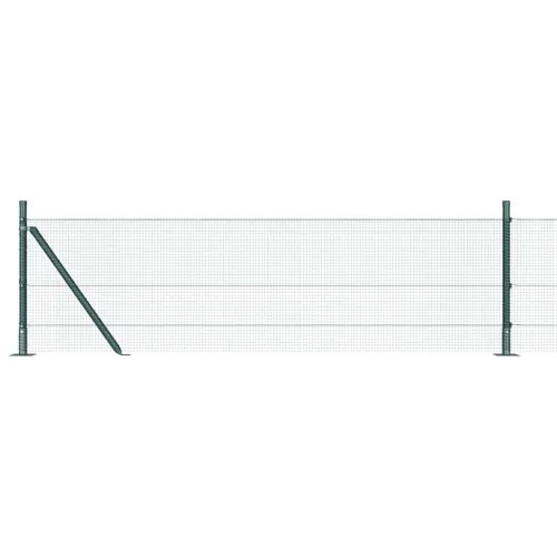 Zavareno žičano ogradno mreža s betonskom podlogom 100 x 0,6 m - 100 x 0,6 m (12 x 12 mm mreža) Zelena Cijena