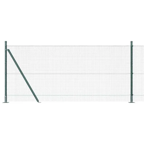 Zavareno žičano ogradno mreža s betonskom podlogom 100 x 1 m - 100 x 1 m (16 x 16 mm mreža) Zelena Cijena