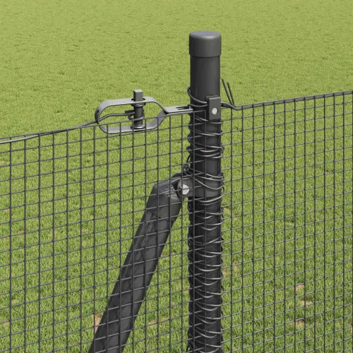 Zavareno žičano ogradno mreža s betonskom podlogom 10 x 1,4 m - 10 x 1,4 m (12 x 12 mm mreža) Siva Cijena